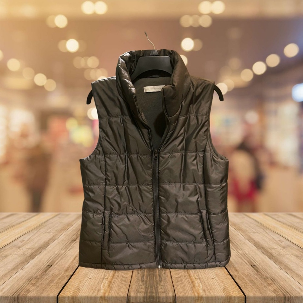 Women’s Grey Puffer Vest